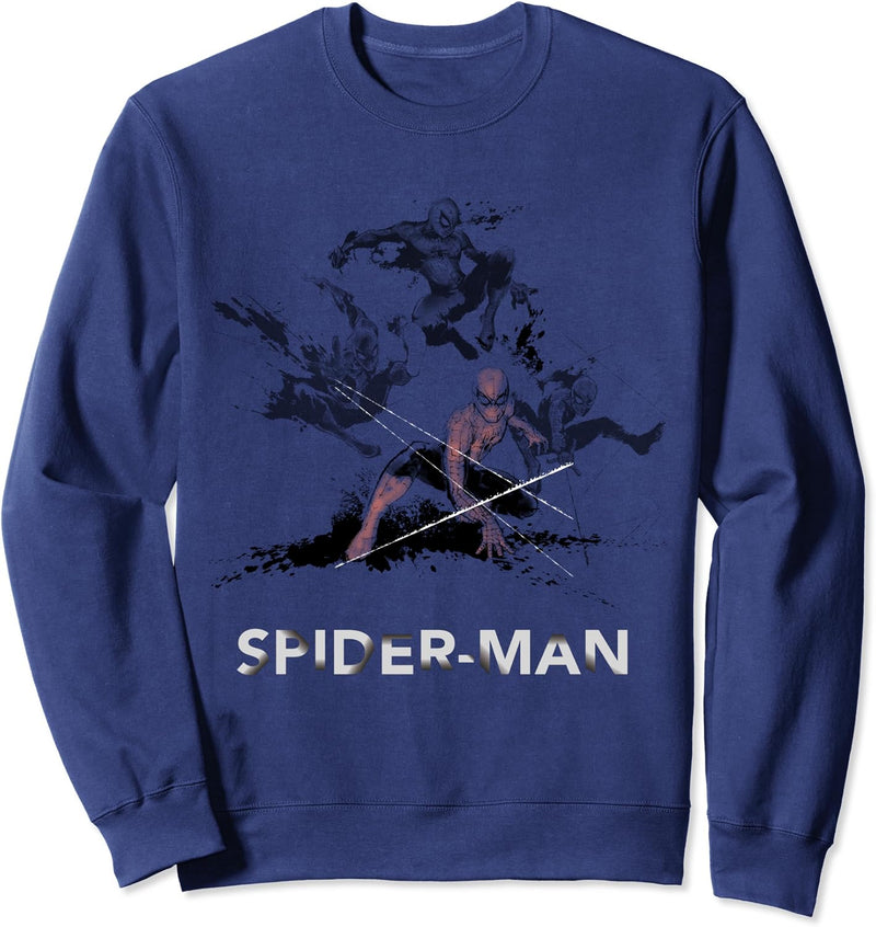 Marvel Spider-Man Splat Art Poster Sweatshirt
