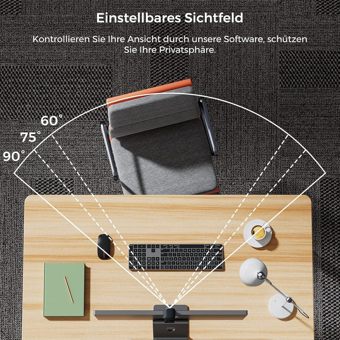 NearStream 2K Webcam für PC,Autofokus Webcam mit Mikrofon,Rauschunterdrückung,Software Steuerung,Ein