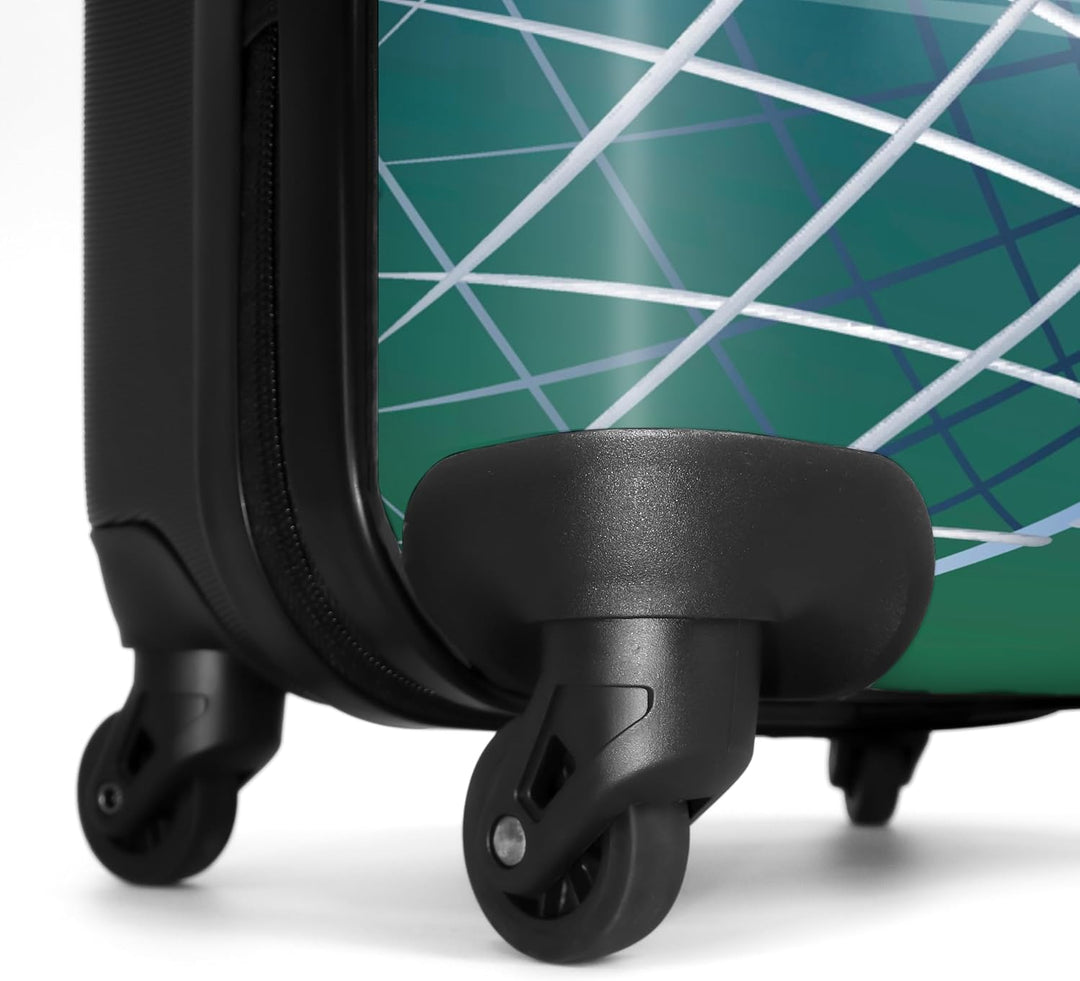 NoBoringSuitcases.com® Reisekoffer Geschenk Junge Rollkoffer Reisekoffe Trolli Suitcase Koffer Gross