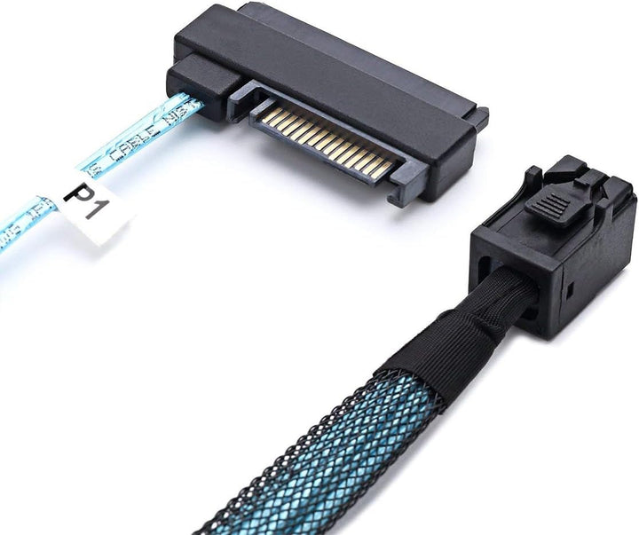 SFF-8087-Anschluss Mini SAS 36 SFF-8087 bis (4) SFF-8482-Anschlüsse mit SATA-Stromversorgung 1 m