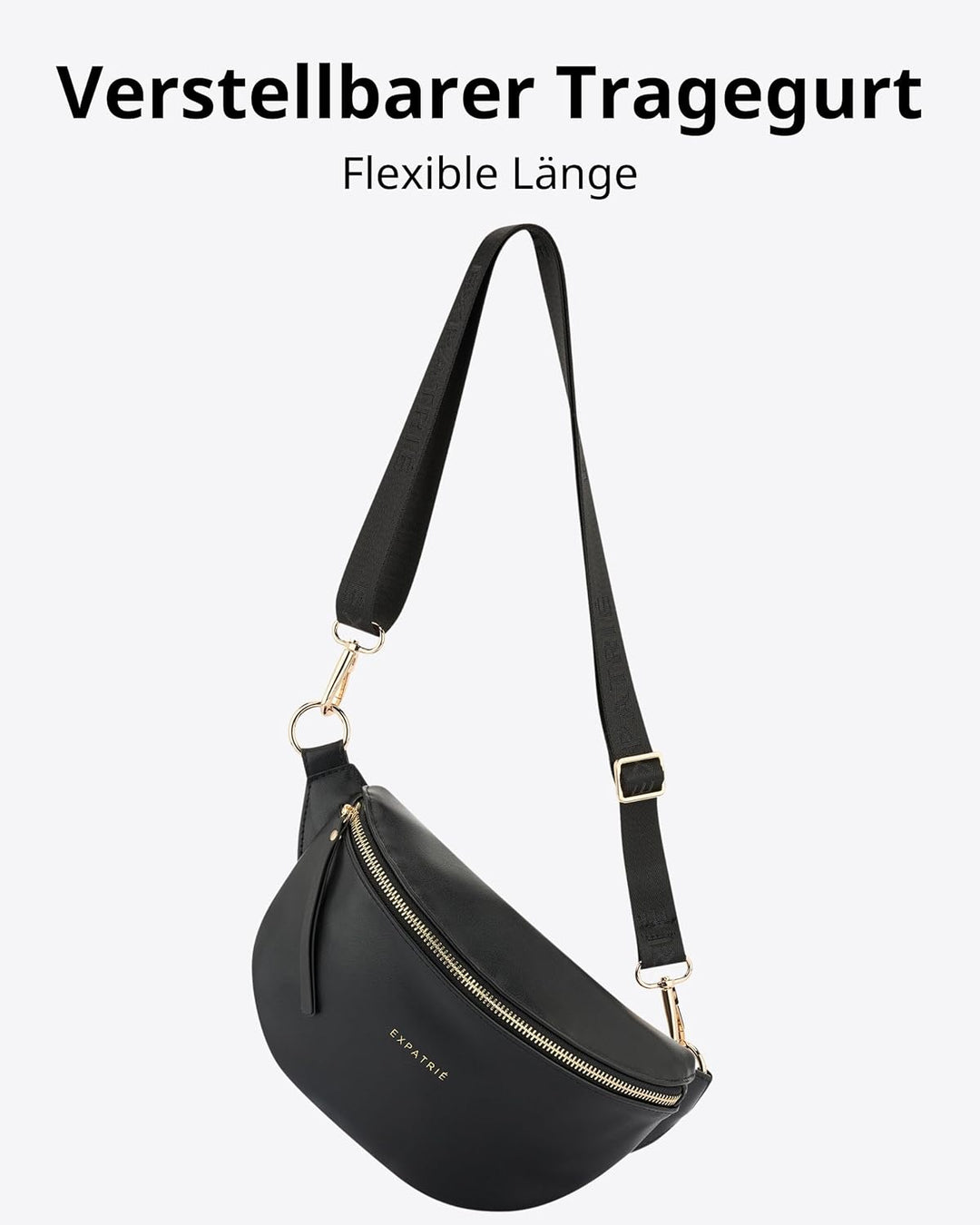 Expatrié Bauchtasche Damen Beige - Alice Small - Gürteltasche für Festival, Reisen &amp; Alltag aus Vega