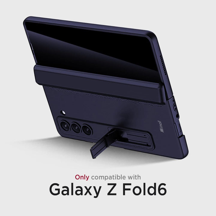 Miimall Kompatibel mit Samsung Galaxy Z Fold 6 Hülle mit Displayschutz Anti-Peeping+Magnetischer Sch