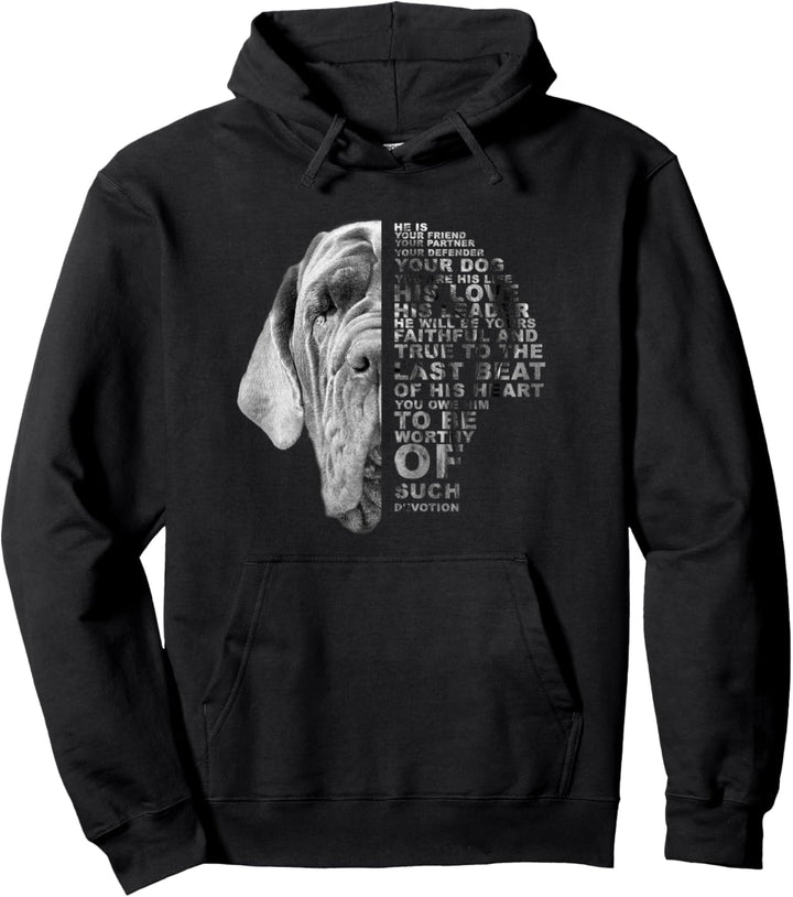 He Is Your Friend Your Partner Your Dog English Mastiff Hund Pullover Hoodie