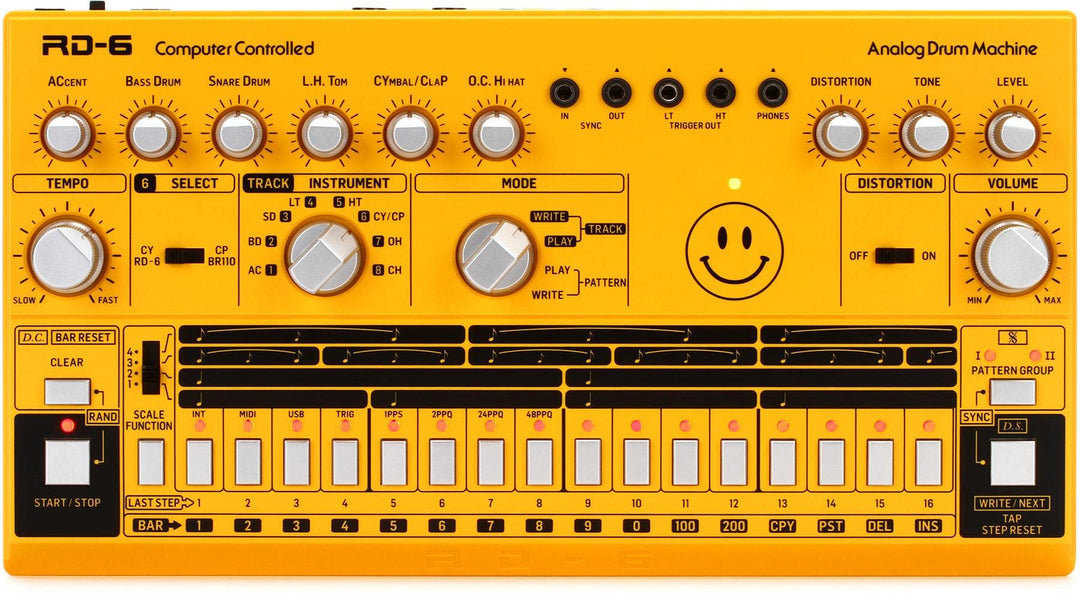 Behringer RD-6-AM Amber RHYTHM DESIGNER RD-6 Single, Amber RHYTHM DESIGNER RD-6 Single