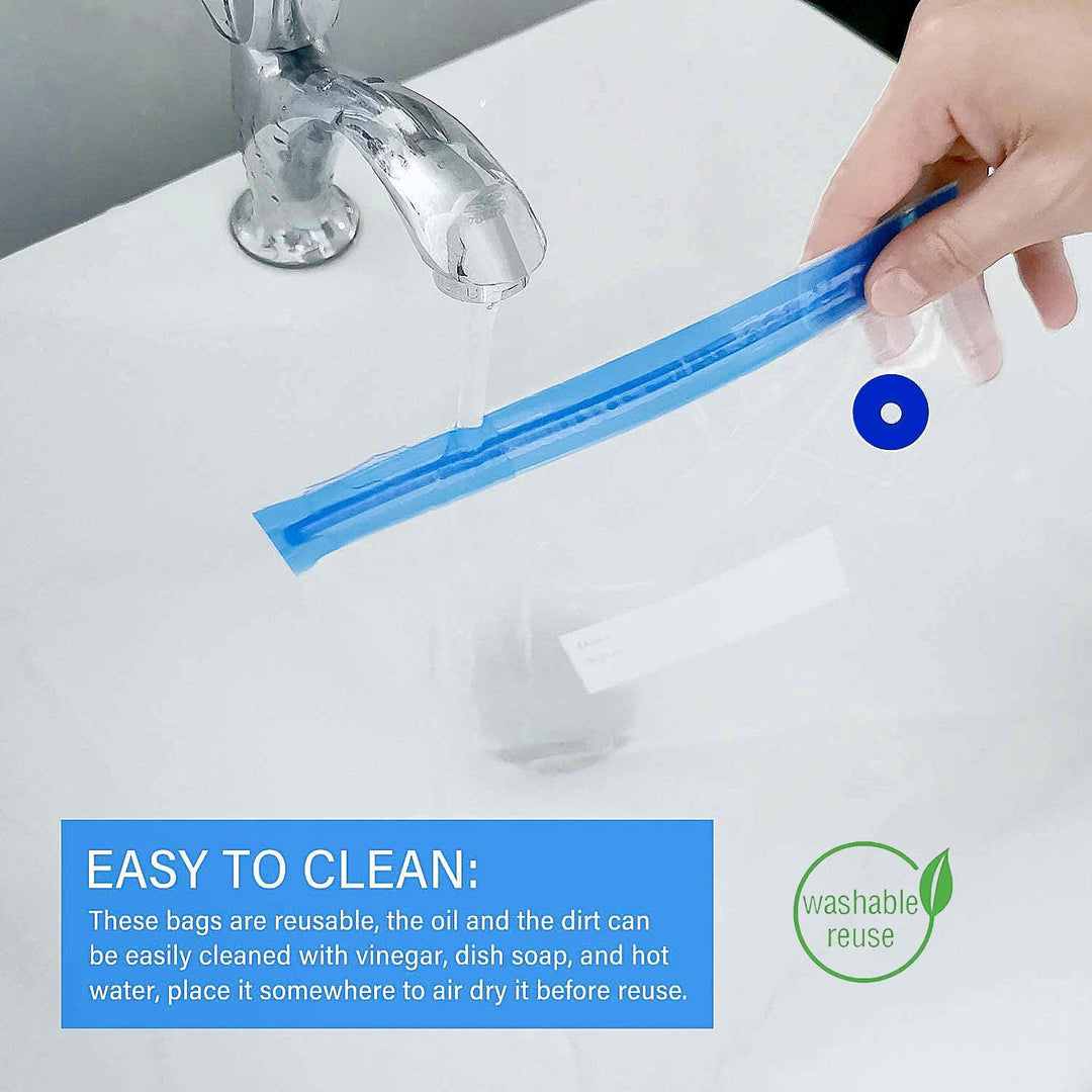 Vakuumbeutel-Set (30x34CM),10 Stück Sous Vide Beutel mit Pumpe, Wiederverwendbare Vacuum Bags, für R