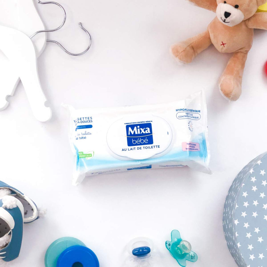 MIXA Baby - Milchtücher - Tücher, 1 Einheit mit 72 Tüchern