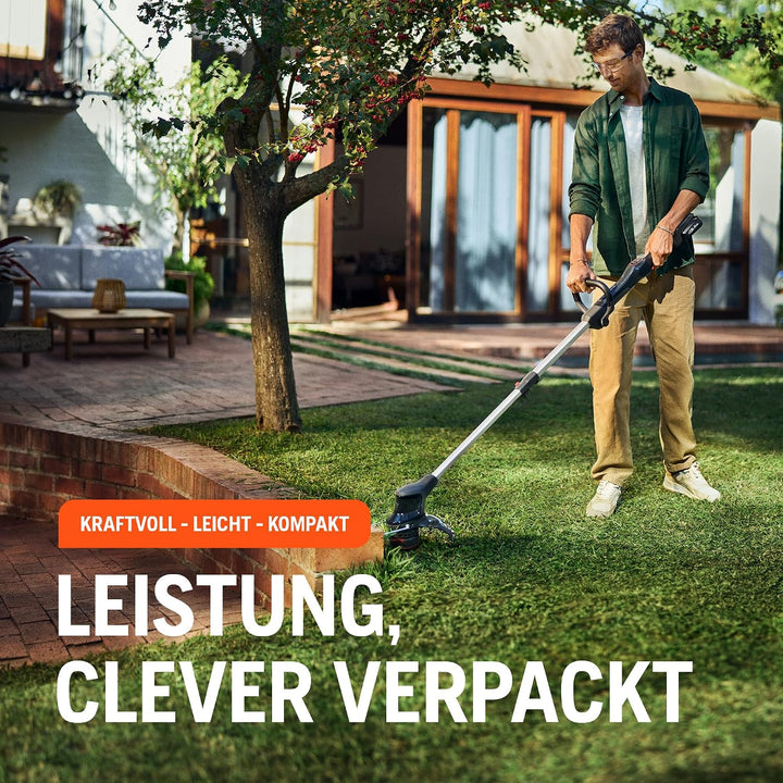 Husqvarna Akku Rasentrimmer Aspire T28-P4A 2P mit 18 V 4,0Ah Akku (P4A 18-B72) und Ladegerät (P4A 18