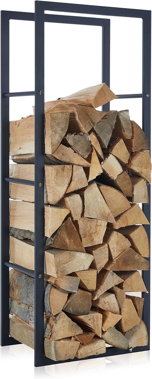 SULENO Kaminholzregal CARDIFF Feuerholzregal Innen Brennholzregal Holzhalter