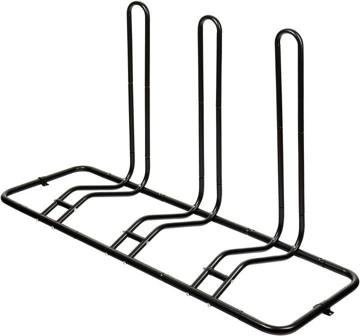 Schramm® Fahrradständer erweiterbar in schwarz Bodenständer freistehend Radständer Standparker Fahrr