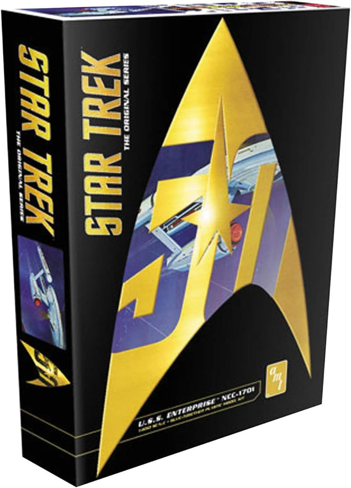 Round2 AMT947/12 1/650 Star Trek Classic USS Enterprise Plastikmodellbausatz, Modelleisenbahnzubehör