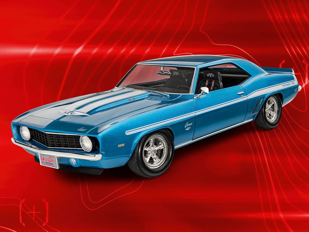 Revell 07694 1969 Chevy Yenko Camaro, Automodell 1:25 zu der bekannten Filmreihe, 19,0 cm The Fast a