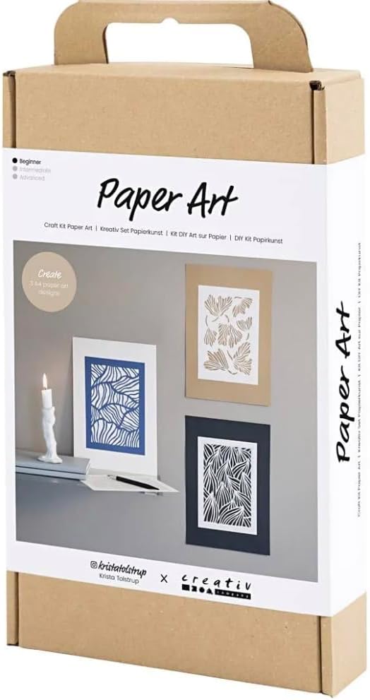 Bastelset Paper Art, natur, 1 Packung, Mulricolour