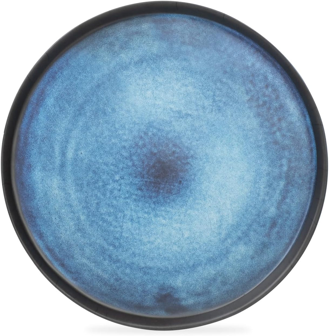 Moritz Camping Tafelgeschirr aus Melamin für 4 Personen 16-teilig | spülmaschinenfest | Picknick Ges