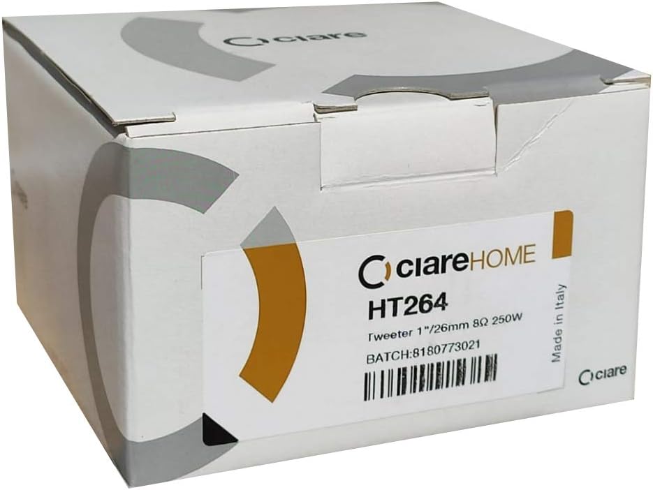 Ciare 1 HT264 HT 264 kalottenhochtöner schwarzer Driver 4" 10,00 cm 100 mm Durchmesser 100 watt rms