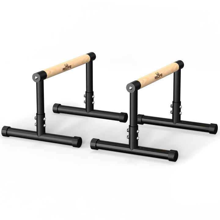 RELIFE REBUILD YOUR LIFE Dip Station Dip Bar Barren Parallettes Push Up Dip-Ständer Einstellbar Eins