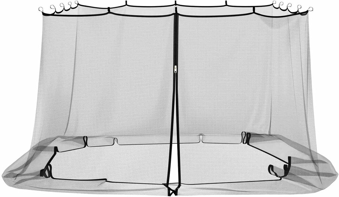 Gecheer Moskitonetz für Pavillon, atmungsaktives Polyester mit 220 Mesh Feingewebe und Reissverschlu