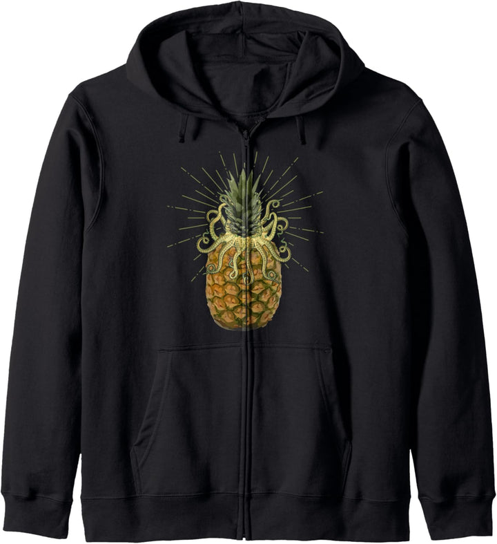 Octopus Pineapple Hawaiian Aloha Beach Hawaii Summer Lover Kapuzenjacke