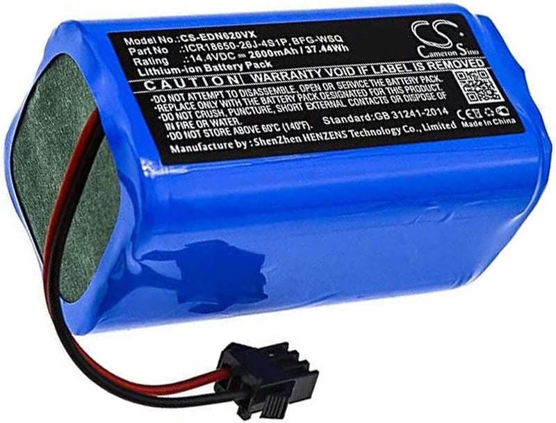 14.4V 2600mAh / 37.44Wh Ersatzakku, Batterie kompatibel mit Eufy RoboVac 11, 11S Plus,12,15TRoboVac