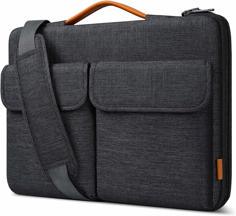 Inateck 360° Rundumschutz Laptoptasche Hülle Schultertasche Kompatibel mit 15,3 Zoll MacBook Air M3