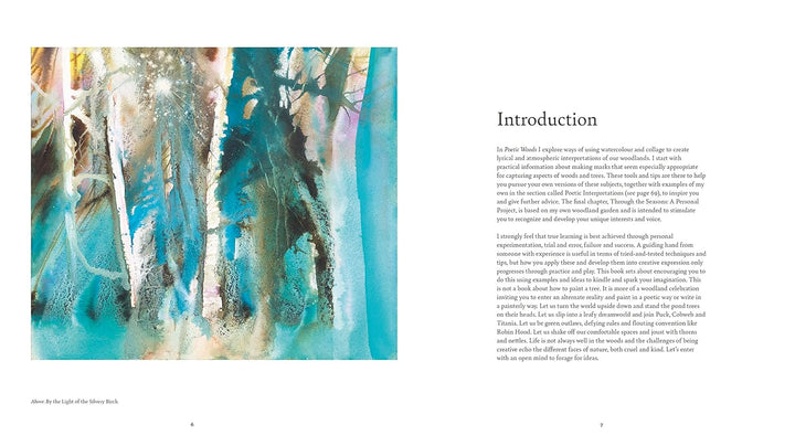 Poetic Woods: Experimental Watercolour and Collage, Gebundenes Buch