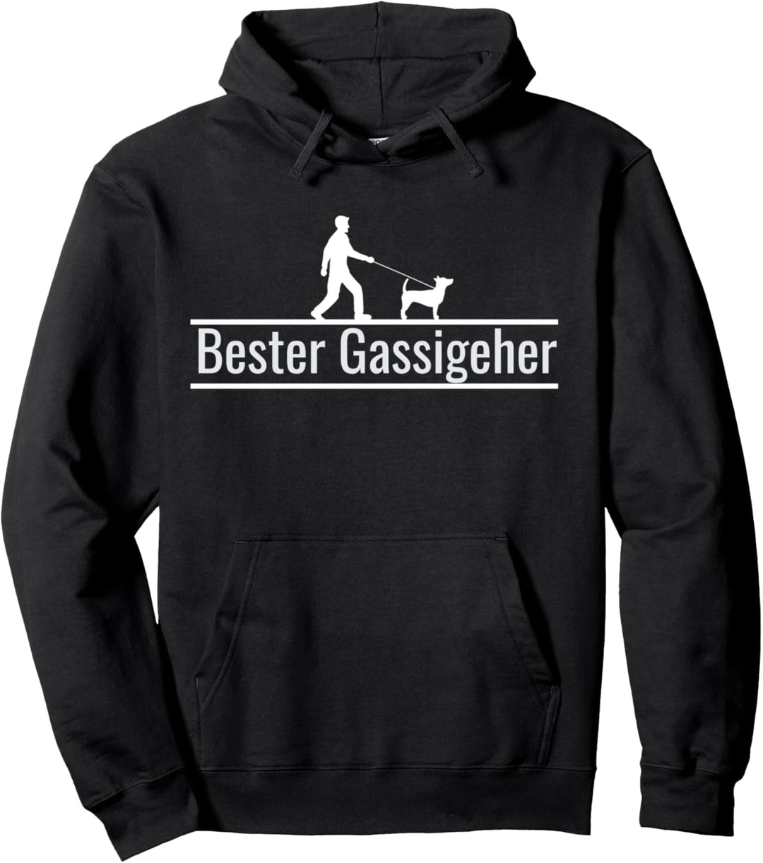 Der Hundebesitzer als Führungskraft - Bester Gassigeher Pullover Hoodie