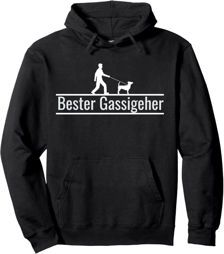 Der Hundebesitzer als Führungskraft - Bester Gassigeher Pullover Hoodie