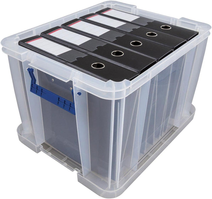 Bankers Box ProStore Aufbewahrungsbox mit Deckel 36 Liter aus Plastik (Innenmasse 30 x 37 x 31cm), 4