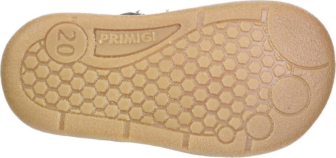 PRIMIGI Unisex Baby Footprint Change Sneaker 20 EU Braun 3, 20 EU Braun 3