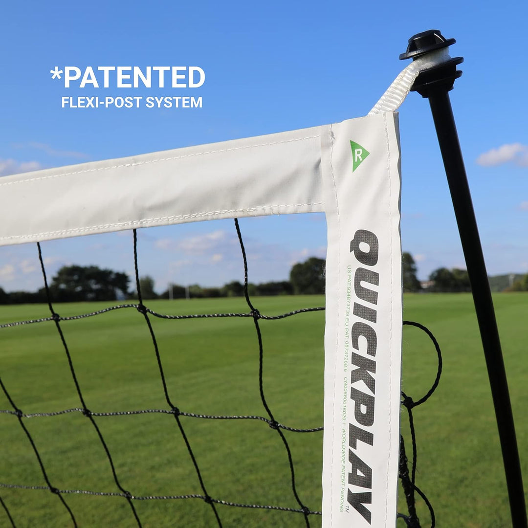 QUICKPLAY KICKSTER Fussballtor – Tragbares Fussballnetz für alle Altersgruppen – Outdoor-Garten-Fuss