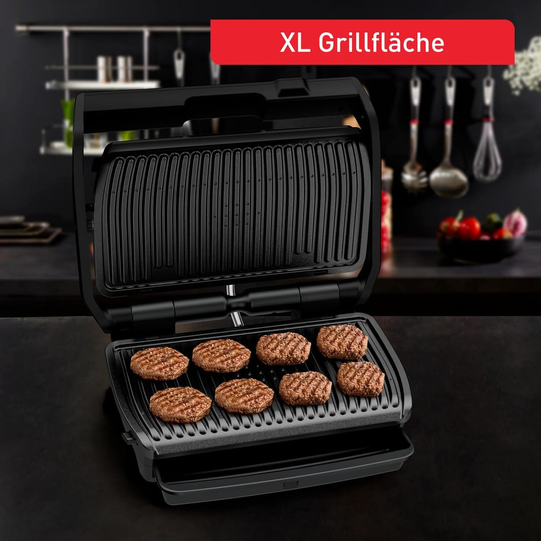 Tefal OptiGrill Elite XL Kontaktgrill, 16 Programme, Digitales Display mit Garstufenanzeige, Abnehmb