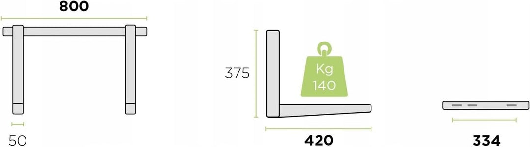 SET 4 x Wandhalterung für Klimaanlage MS230 Wandkonsole für Klimageräte | für Split Klimageräte und