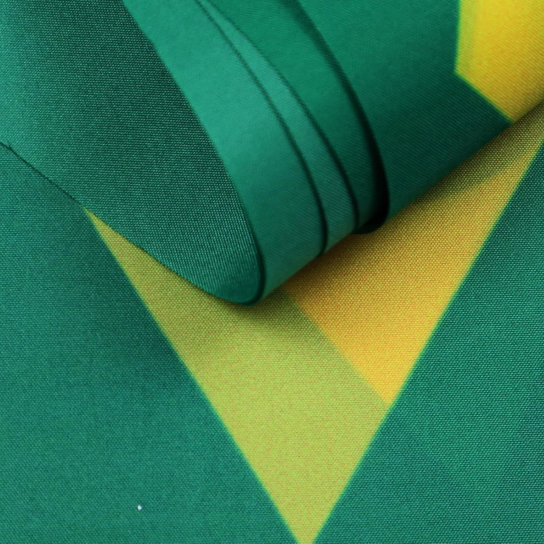 AZ FLAG FAHNENKETTE BRASILIEN 12 Meter mit 20 flaggen 45x30cm- BRASILIANISCHE Girlande Flaggenkette