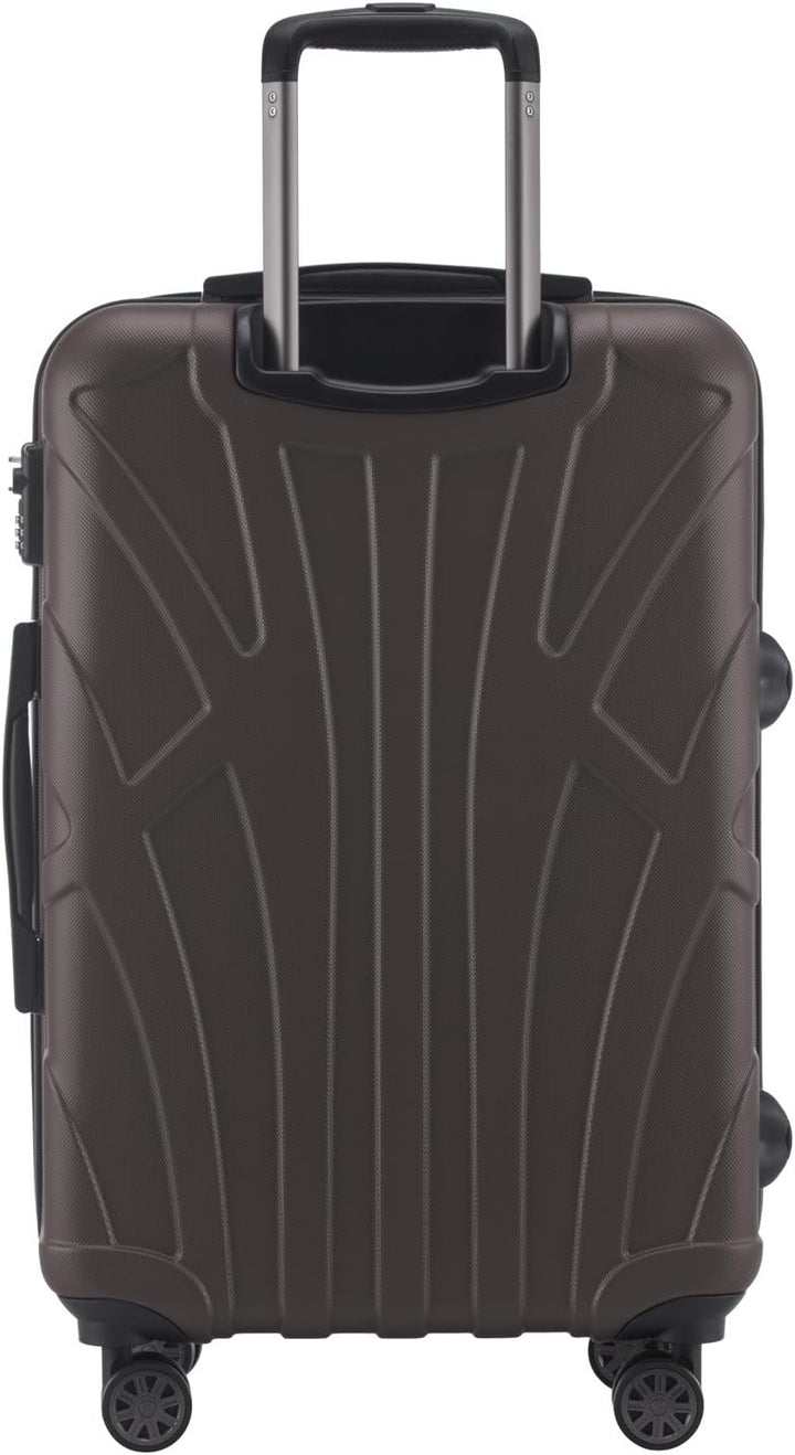 suitline Hartschalen-Koffer Koffer Trolley Rollkoffer Reisekoffer, TSA, 66 cm, ca. 58 Liter, 100% AB