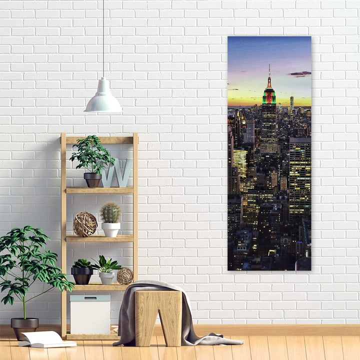 Feeby Bild auf Leinwand Manhattan Kunstdruck modern New York mehrfarbig 30x90 cm M14261 30x90 cm, M1