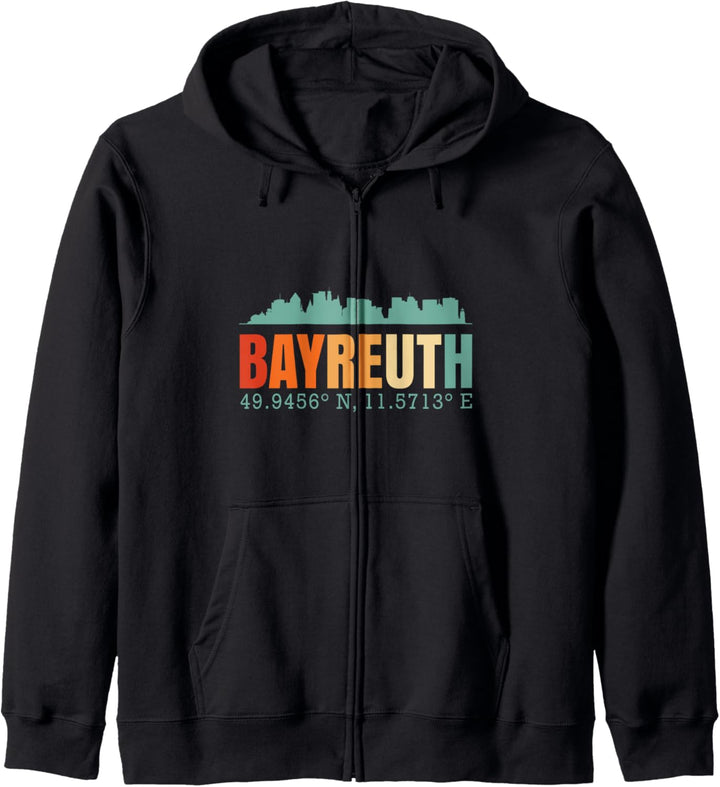 Skyline von Bayreuth Kapuzenjacke