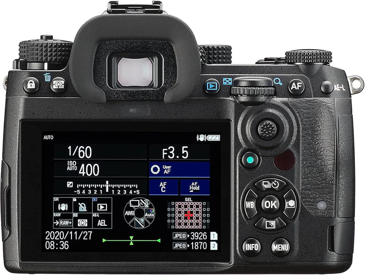 Pentax K-3 Mark III APS-C DSLR Kamera Gehäuse inkl. 18-135mm WR Schwarz K-3 III Black + 18-135mm, K-