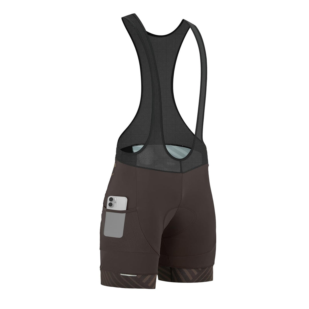 Santic Trägerhose Fahrrad Herren Fahrradhose Kurz mit Sitzpolster Radhose Herren Kurz Gepolstert S G