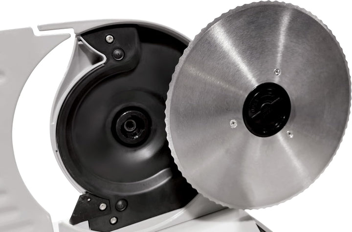 Silva Schneider Allesschneider AS 500 | 150W | Metallgehäuse | 19 cm Edelstahlmesser | Exakte Schnit
