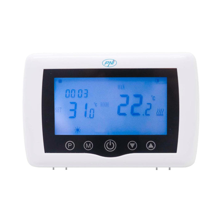 Smart Thermostat PNI CT36 drahtlos, mit WiFi, Internetsteuerung, für Wärmekraftwerke, APP TuyaSmart