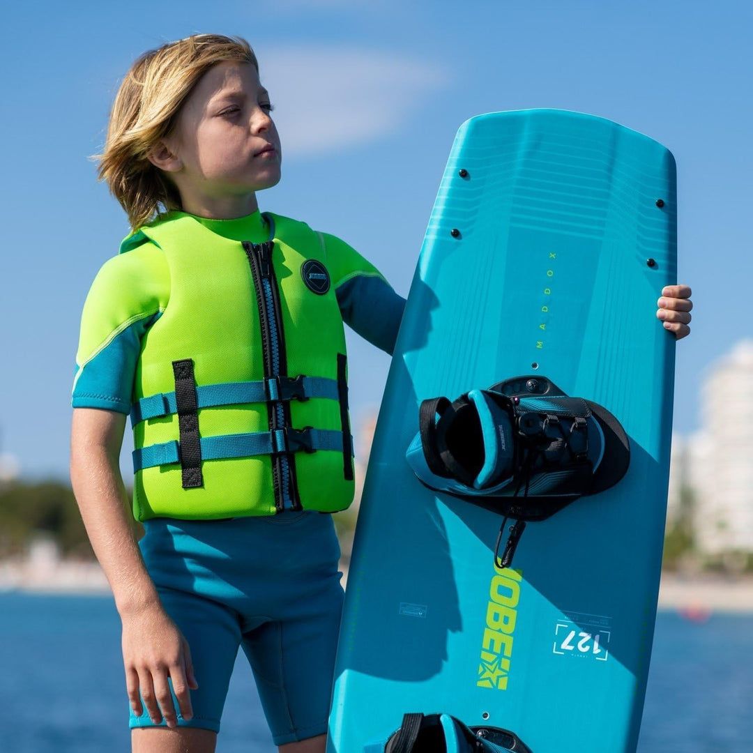 JOBE Neopren Vest Kids Neo Vest Kinder Schwimmweste Neoprenwest Green 116, 116