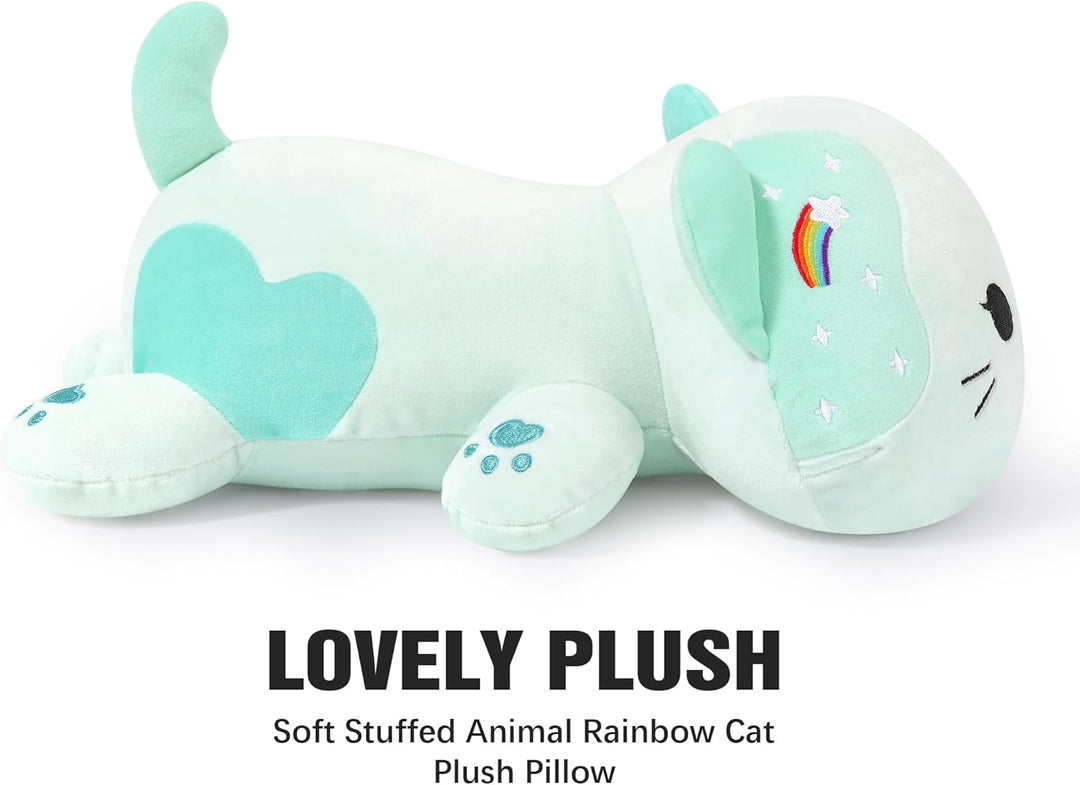 shownicer Plüschtier Katze Kuscheltier Stofftier Kawaii Katze Plüsch Kissen Spielzeug Kätzchen Plüsc