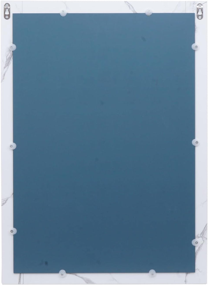 Mendler Wandspiegel HWC-L86, Badezimmer Badspiegel Spiegel Badmöbel, MVG-Zertifiziert 72x52cm - Marm