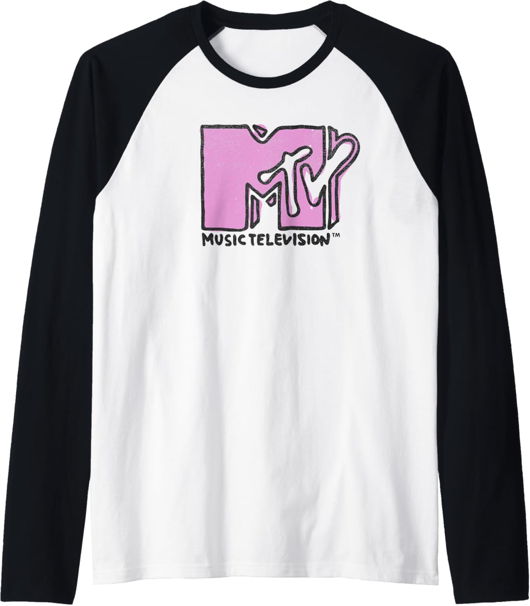 MTV Finger Paint Logo Raglan