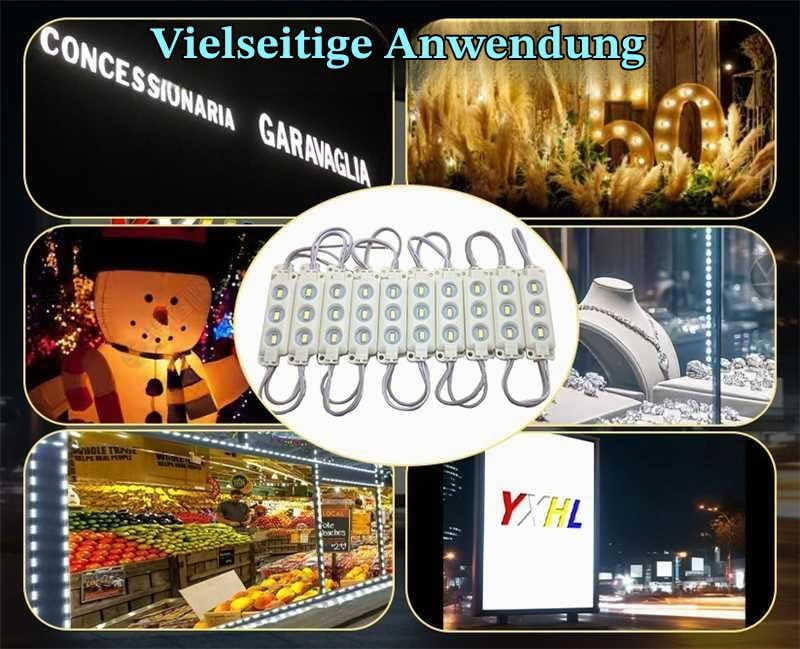 LED-Modul DC 12 V 5730 für LED-Buchstaben, Kanalsignal, Schaufensterbeleuchtung, wasserdicht, IP65,