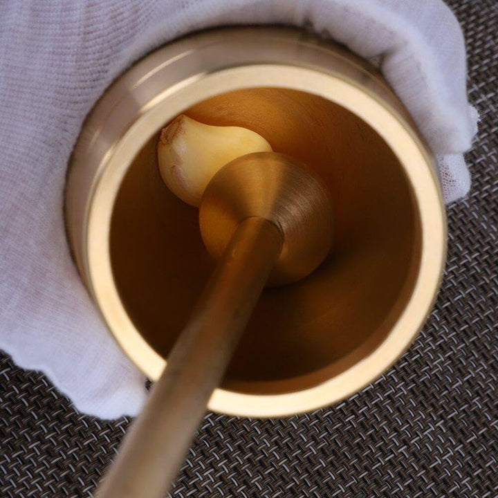 Mörser- und Stössel-Set aus Edelstahl Gewürzmühle mit Deckel multifunktionale Kräuterschale zum Zerk