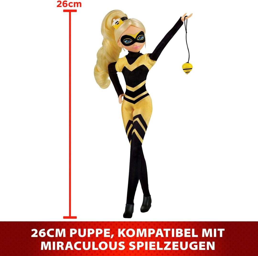 Bandai - Miraculous Ladybug - Ankleidepuppe 26 cm - Queen Bee - P50003, Queen Bee