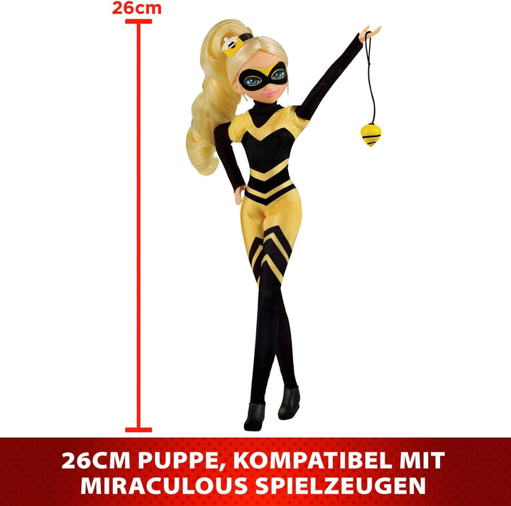 Bandai - Miraculous Ladybug - Ankleidepuppe 26 cm - Queen Bee - P50003, Queen Bee