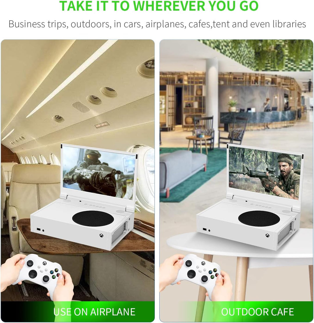 G-STORY 12,5” Portable Monitor für Xbox Series S, 1080P IPS Tragbarer Screen mit Dual Speakers, HDMI