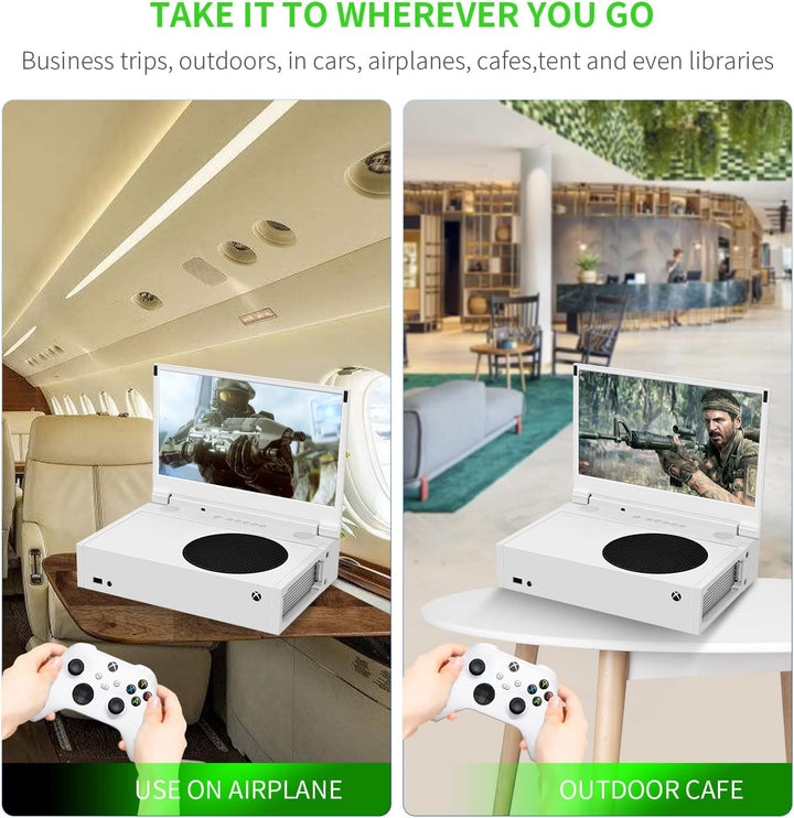 G-STORY 12,5” Portable Monitor für Xbox Series S, 1080P IPS Tragbarer Screen mit Dual Speakers, HDMI