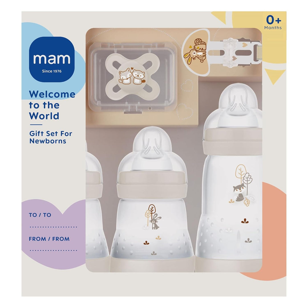 MAM, Neugeborenen-Set, Geschenkset, bestehend aus: 2 x Anti-Colic Flasche 160 ml, 1 x Anti-Colic Fla